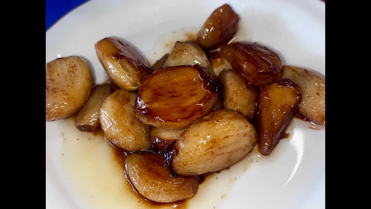 Ajos confitados al oloroso