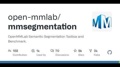 GitHub - open-mmlab/mmsegmentation: OpenMMLab Semantic Segmentation Toolbox and Benchmark.