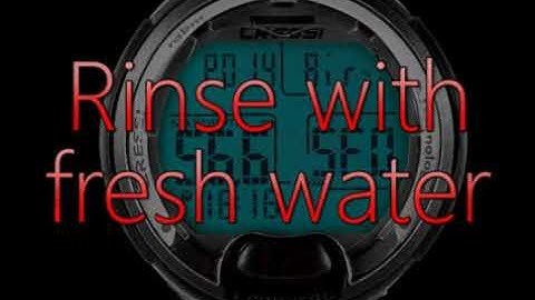 Cressi - Leonardo dive computer - Tutorial - m9s1