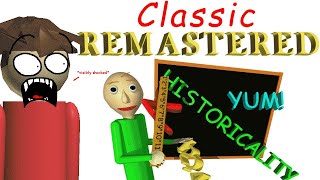 Baldis Basics Classic Remastered Trailer Reaction