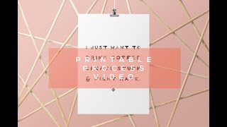 How to Make a Textured Typography Printable in Photoshop: Process Video