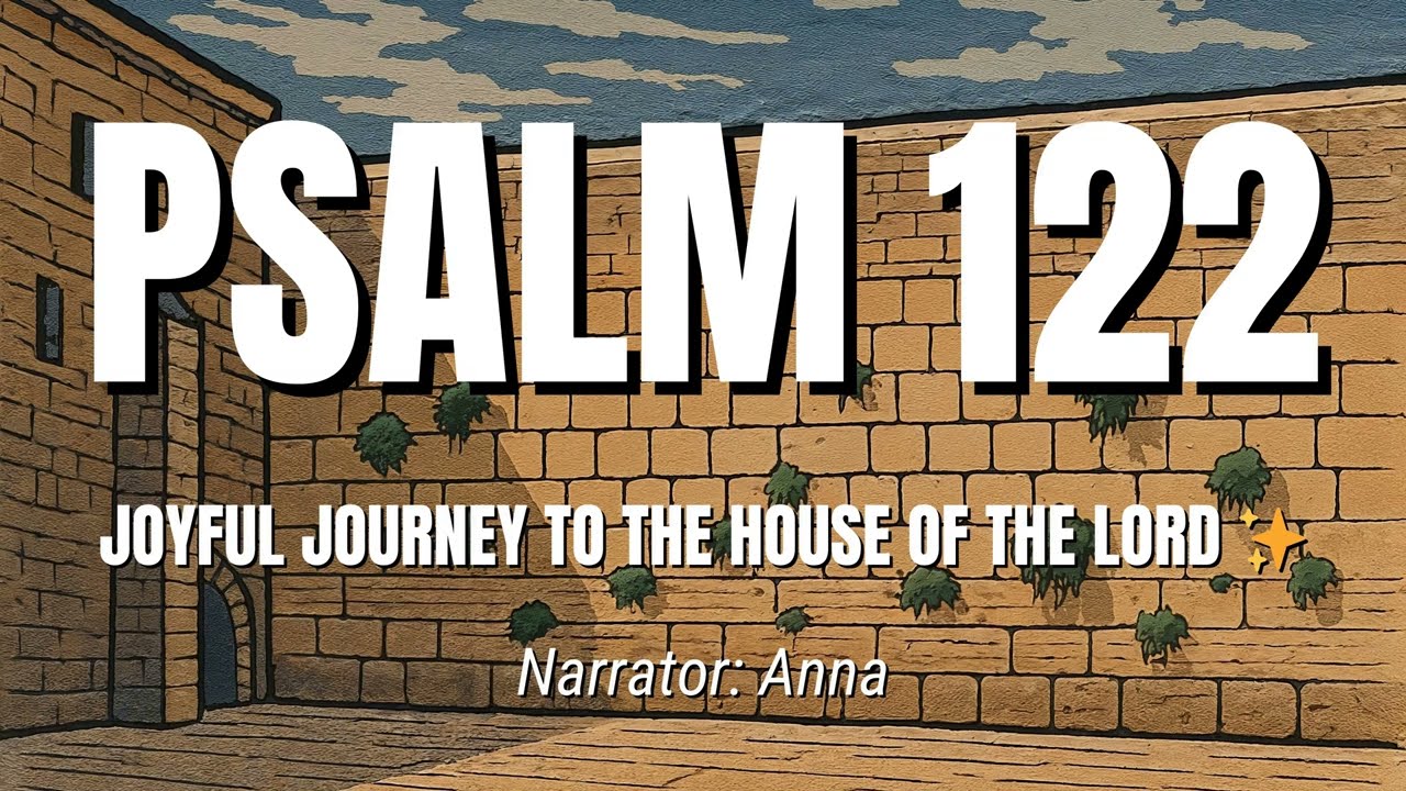 Psalm 122 | Joyful Journey to the House of the Lord ✨| Unity & Peace in Worship