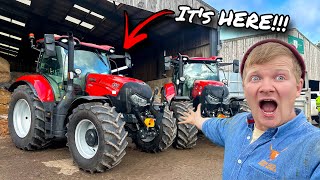 THE BIGGEST TRACTOR WE HAVE EVER BOUGHT ARRIVES ON THE FARM!!