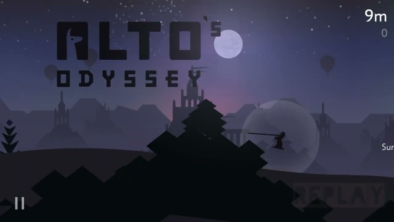 Glitch in Alto's Odyssey | Sumara's flying start.