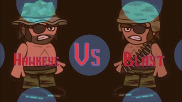 Mini Militia: Blast vs Hawkeye (1v1)