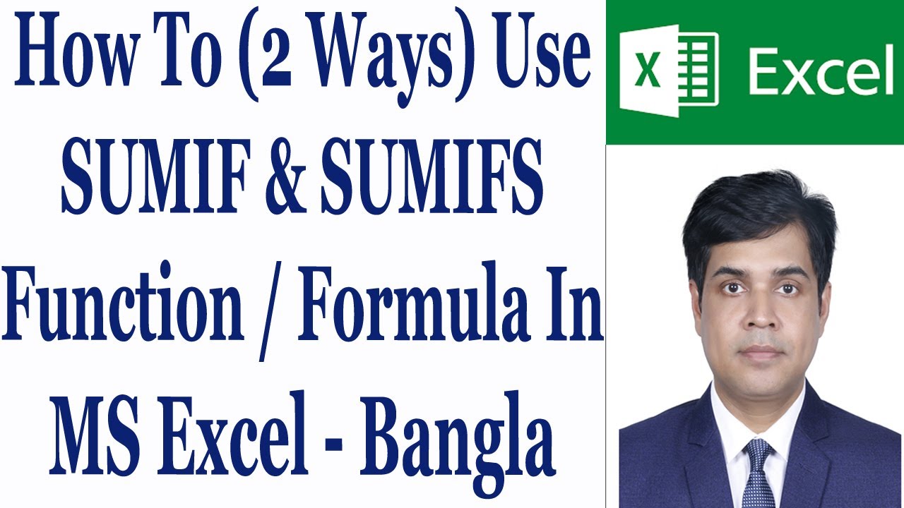 How To (2 Ways) Use SUMIF & SUMIFS Function / Formula In MS Excel ...