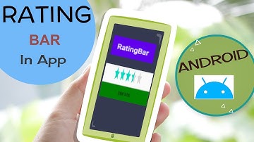 How to use RatingBar in Android | Java | Android Tutorial - Quick + Easy