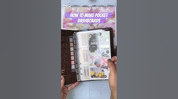 Do you want to know how to make pocket dashboards for your planners? SUBSCRIBE and hit the BELL 🔔
