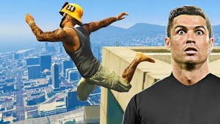 القفز المجنون من المباني 😂 GTA 5