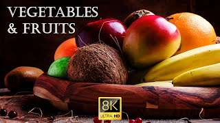 Vegetables \& Fruits in 8k Ultra HD