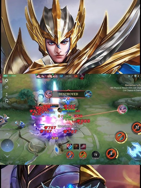 Zilong VS Popol And Kupa #mobilelegends  #shorts #zilonggameplay