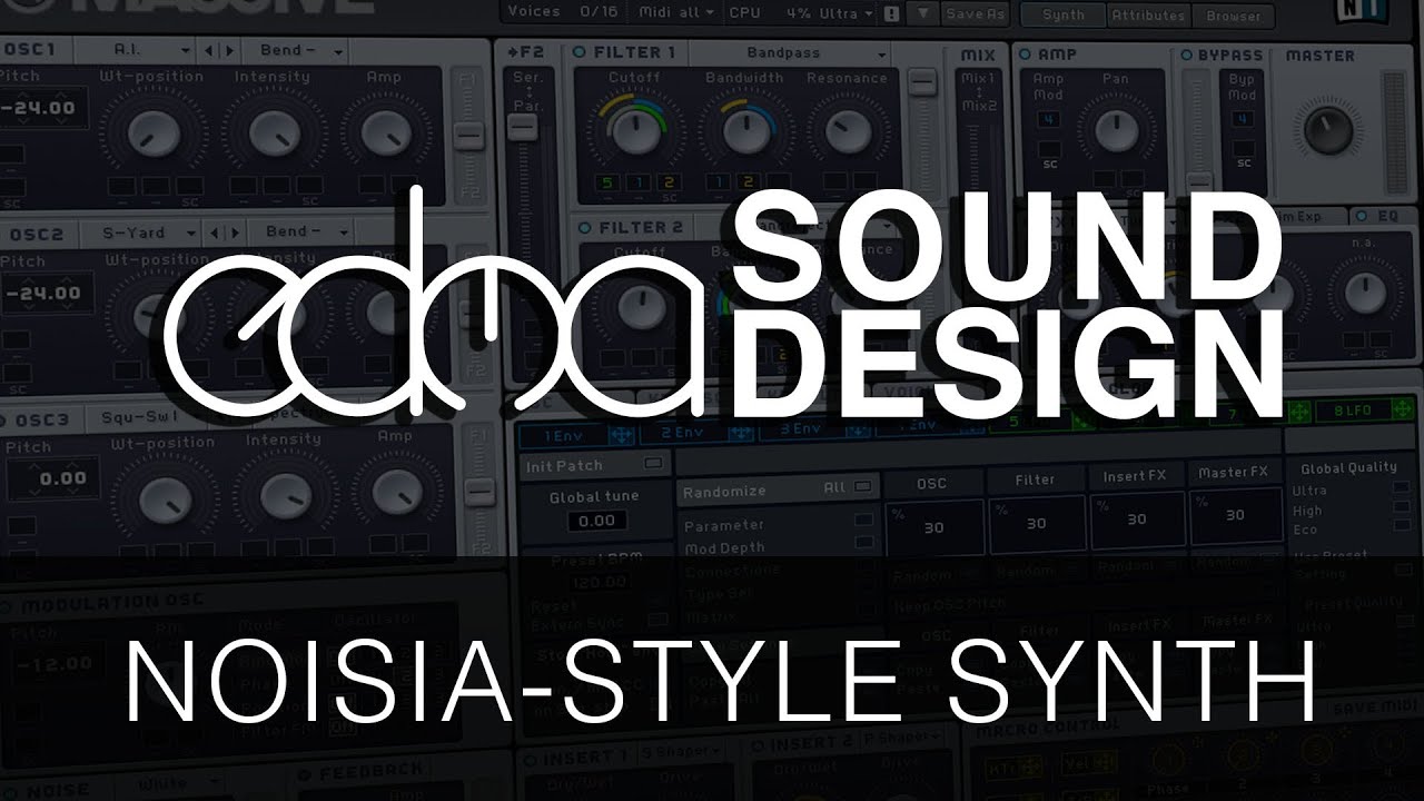 Sound Design Noisia Style Synth YouTube