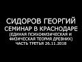 Георгий Сидоров. Психофизическая и физическая теория древних. Часть 3