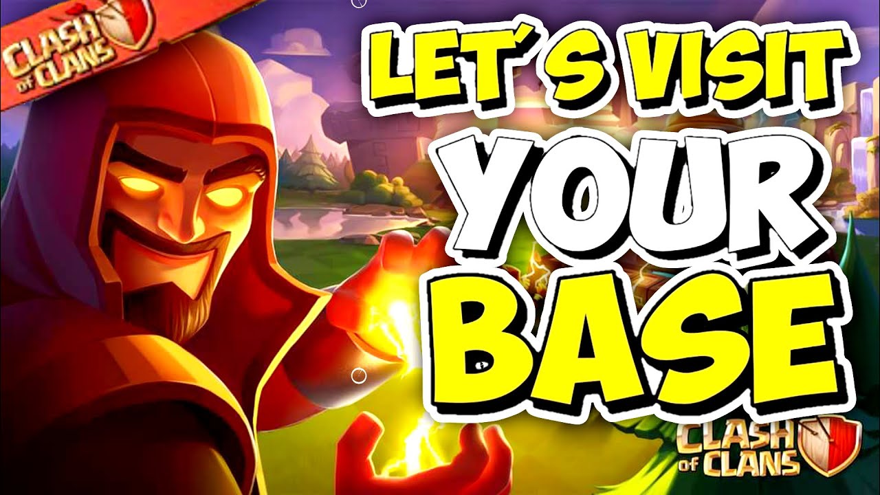 Clash Of Clans Live | Base Visit And Review Clash Of Clans | Tech Lighter -  YouTube