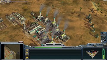 Command & Conquer Generals - Zero Hour - 2 vs 2 Hard Army - part1