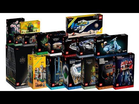 All LEGO Icons Sets 2022 Compilation/Collection Speed Build