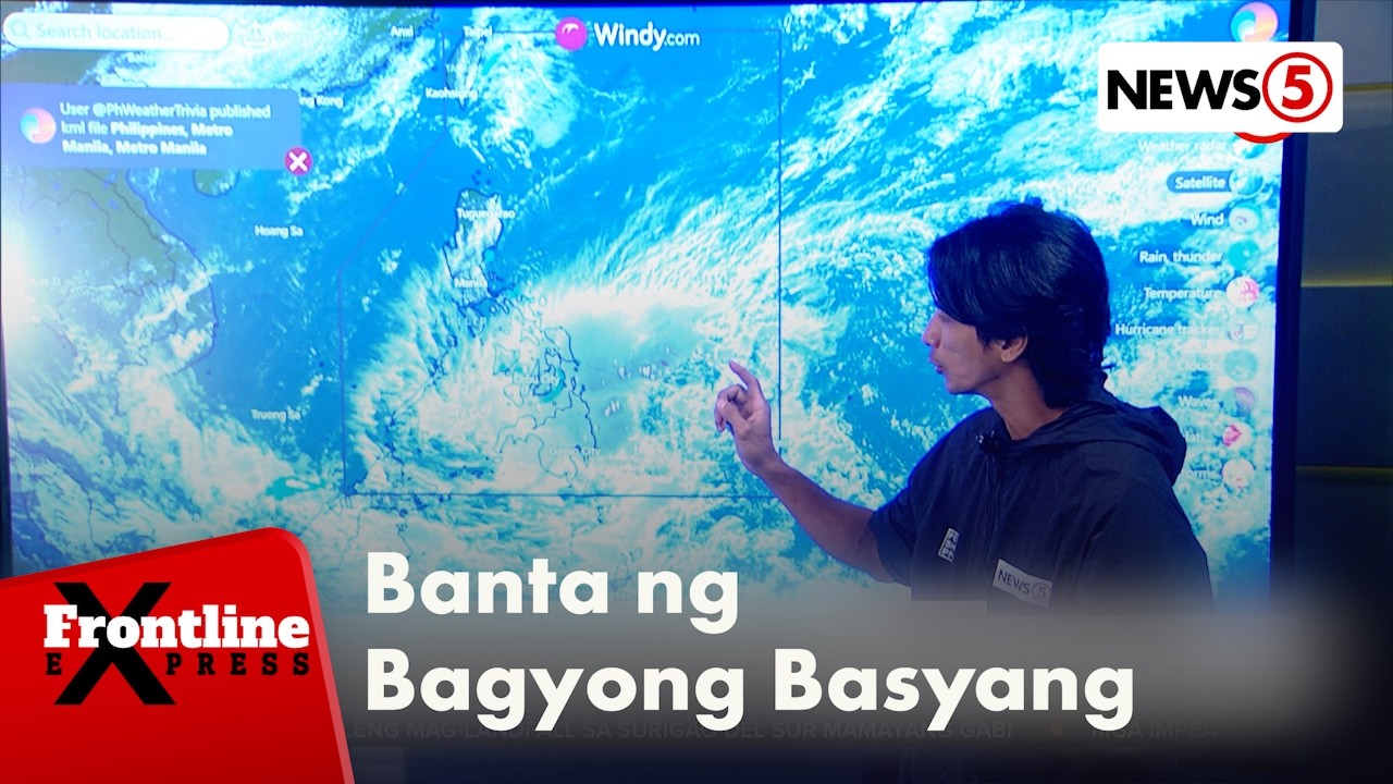 Bagyong Basyang, mas bumilis pa ang paglapit sa mga kalupaan  | Frontline Express