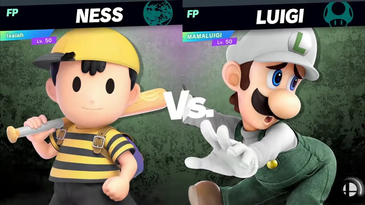 Amiibo Battles: Ness vs Luigi (Isaiah vs MAMALUIGI)