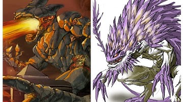 Godzilla unleashed ai fights Krystalak vs obsidius