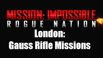 Mission Impossible: Rogue Nation (iOS) - Walkthrough Part 10 - London: Gauss Rifle Missions