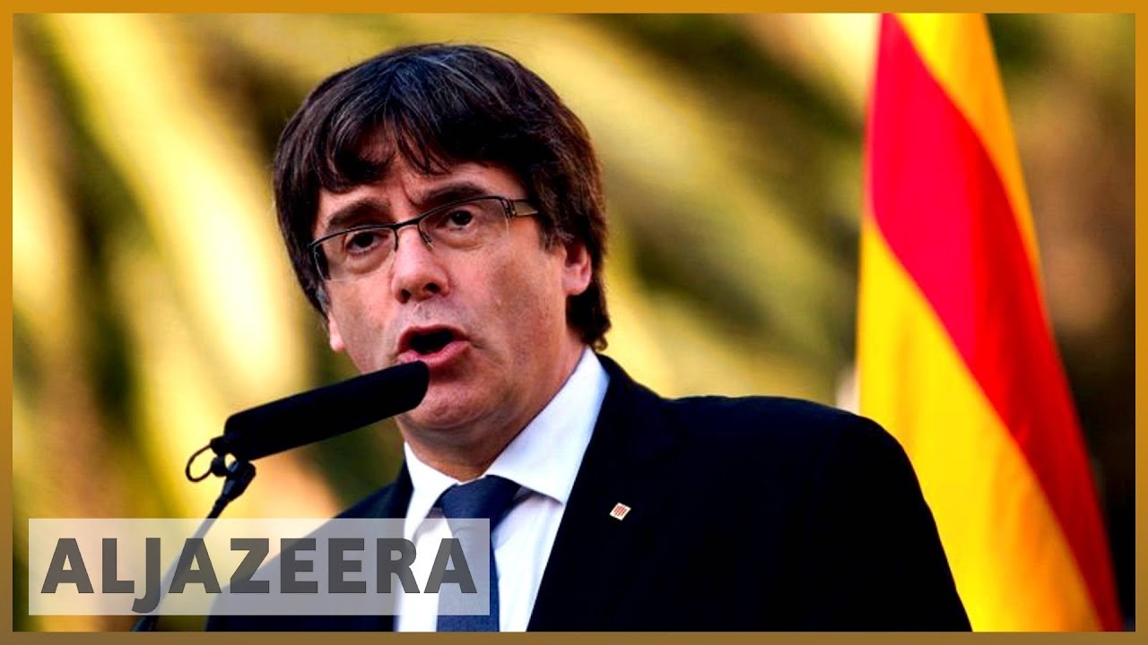 🇪🇸 اعتقال الزعيم الكاتالوني السابق بوتشدمون في ألمانيا | الجزيرة الإنجليزية