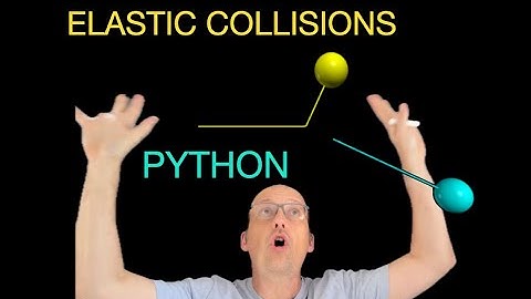 Python Physics: Modeling the Elastic Collision.  You MUST do this in python