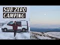 Sub Zero Camping in Forest of Bowland and Yorkshire Dales | Van Life Travels UK