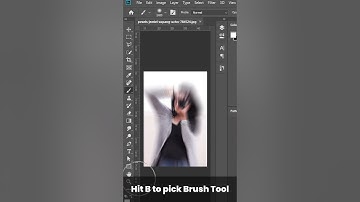 How to create zoom burst effect in Photoshop. #photoshop #shorts