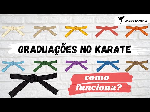 Vídeo: Como funcionam as graduações de karatê?