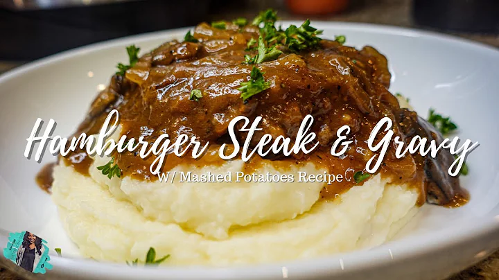 THE BEST HAMBURGER STEAK AND GRAVY DINNER | + MASH...