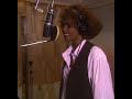 Whitney singing Lover For Life in studio