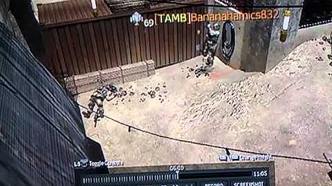 Dropping a crate on an enemy #mw3