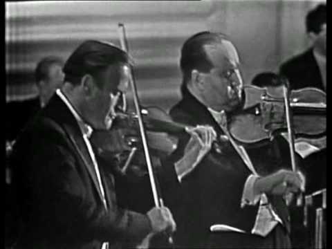 Yehudi Menuhin & David Oistrakh - Bach Double Violin Concerto in D minor - BWV 1043 - Vivace