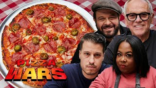 Adam Richman and Wolfgang Puck Judge a Chicago TavernStyle Pizza Battle | Pizza Wars