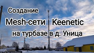 Создание Mesh-сети на турбазе в д. Уница