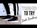 2018 Fashion Trends To Try | How To Style Sock Sneakers