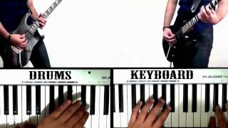 Emigrate - Emigrate Cover (Song ; guitars drums &amp; keyboard)