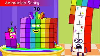 Animation Story Numberblocks 17 Feel Jealous - Numberblocks Fanmade Coloring Story