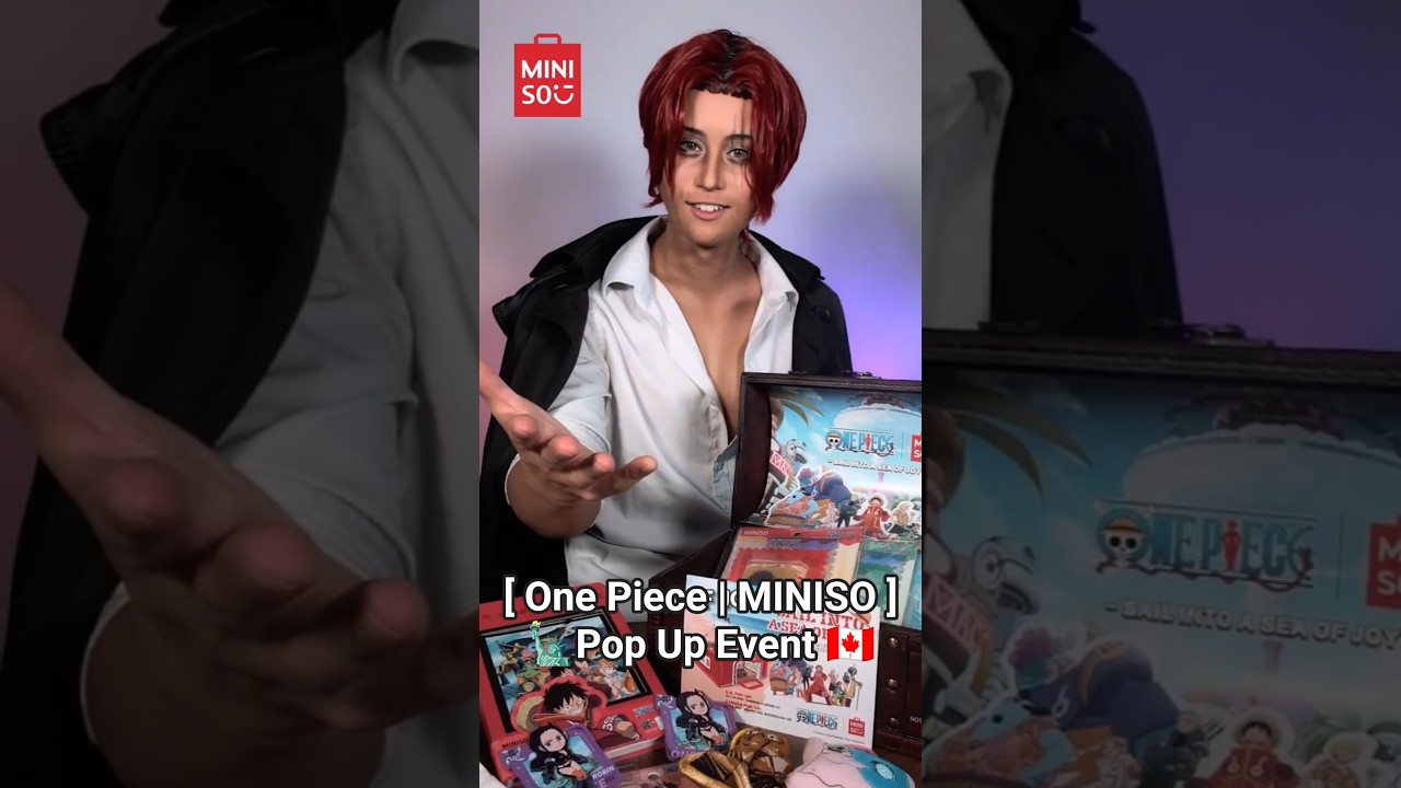 Let's Set Sail Into a Sea of Joy 🦜🧭🗺️ #MINISO is having it's first ever crossover pop up w #ONEPIECE