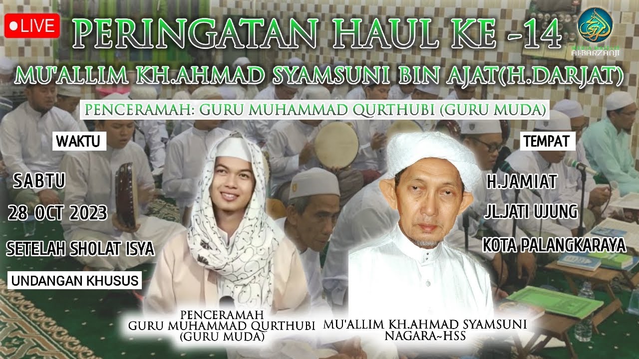 🔴LIVE EXCULUSIVE- PERINGATAN HAUL KH.AHMAD SYAMSUNI | PENCERAMAH GURU MUHAMMAD QURTHUBI(GURU MUDA)