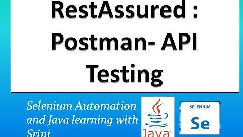 #RestAssured#Postman#RestAPI#APIAutomation#restapitutorial#postman tutorial What is Postman