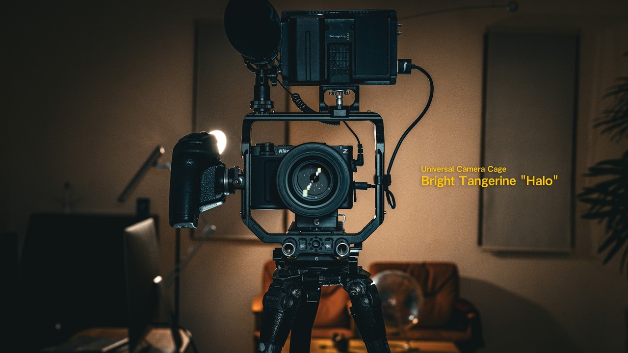 Halo Universal Base Kit (for Small Cameras) – Bright Tangerine