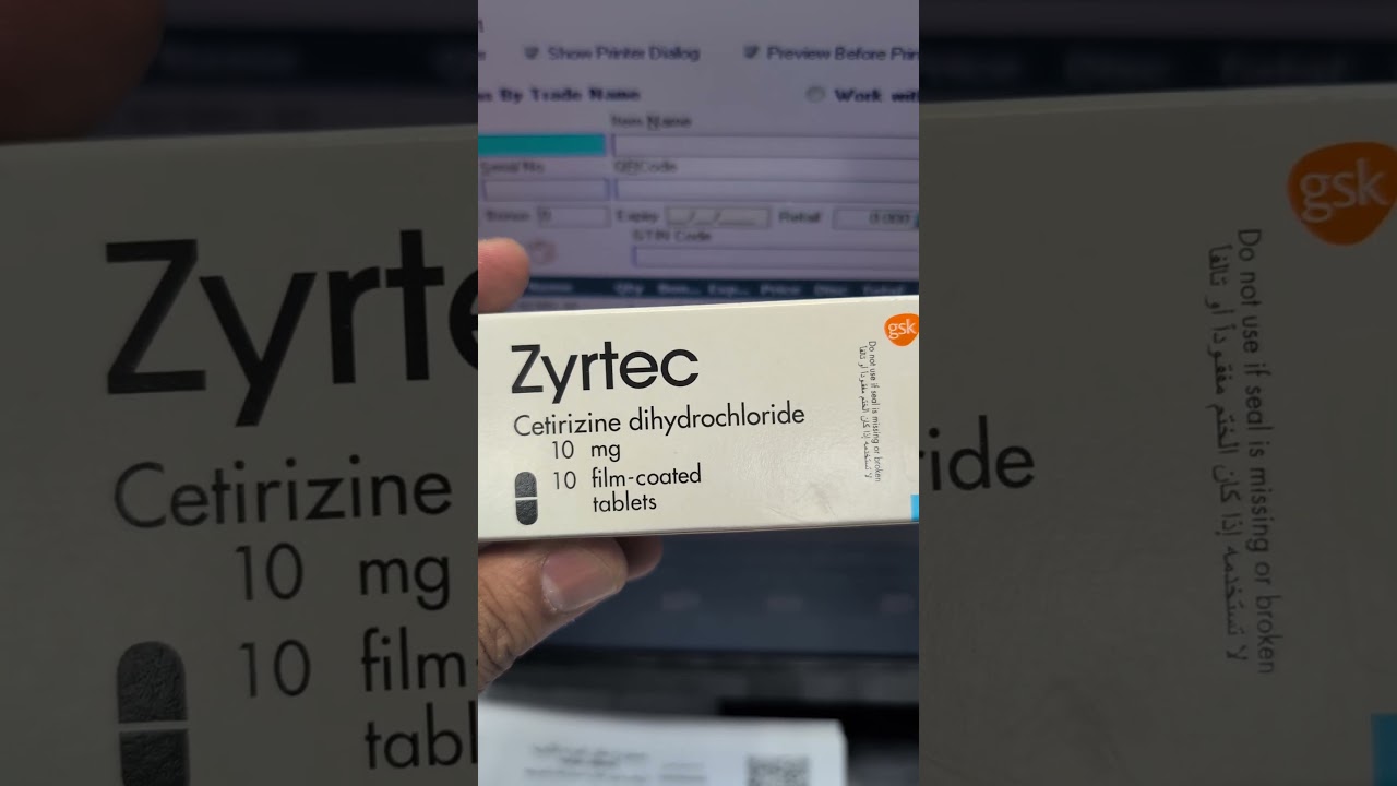 Zyrtec tablet