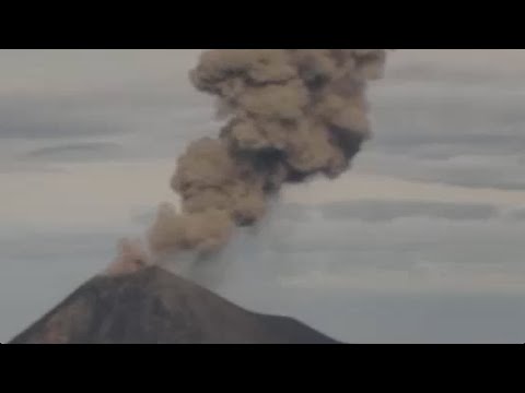 Reporte de la actividad del Volcán de Fuego