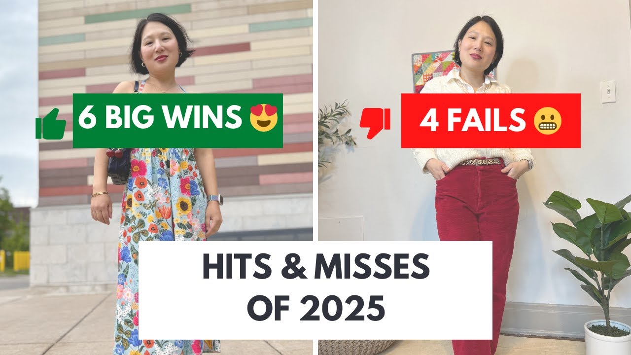 Мои удачи и неудачи 2025 года | Обзор 10 изделий ручной работы (успехи и неудачи)