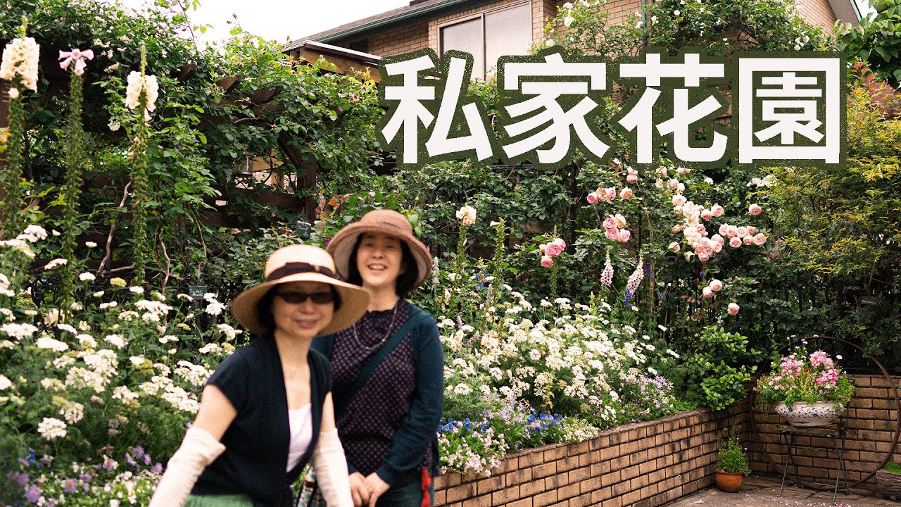 日本私人療癒花園，日本夫婦打造13年的花園什麼樣？有品位熱愛花草和花園擺設的日本人花園，令人嚮往的私家花園，日式花園