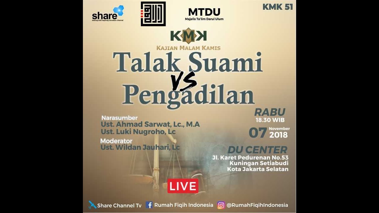 KMK 51 - Talak Suami vs Pengadilan