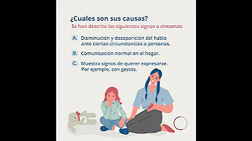 ¿Cómo se detecta el mutismo?