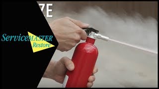 Fire Safety - How To Use a Fire Extinguisher - ServiceMaster Restore