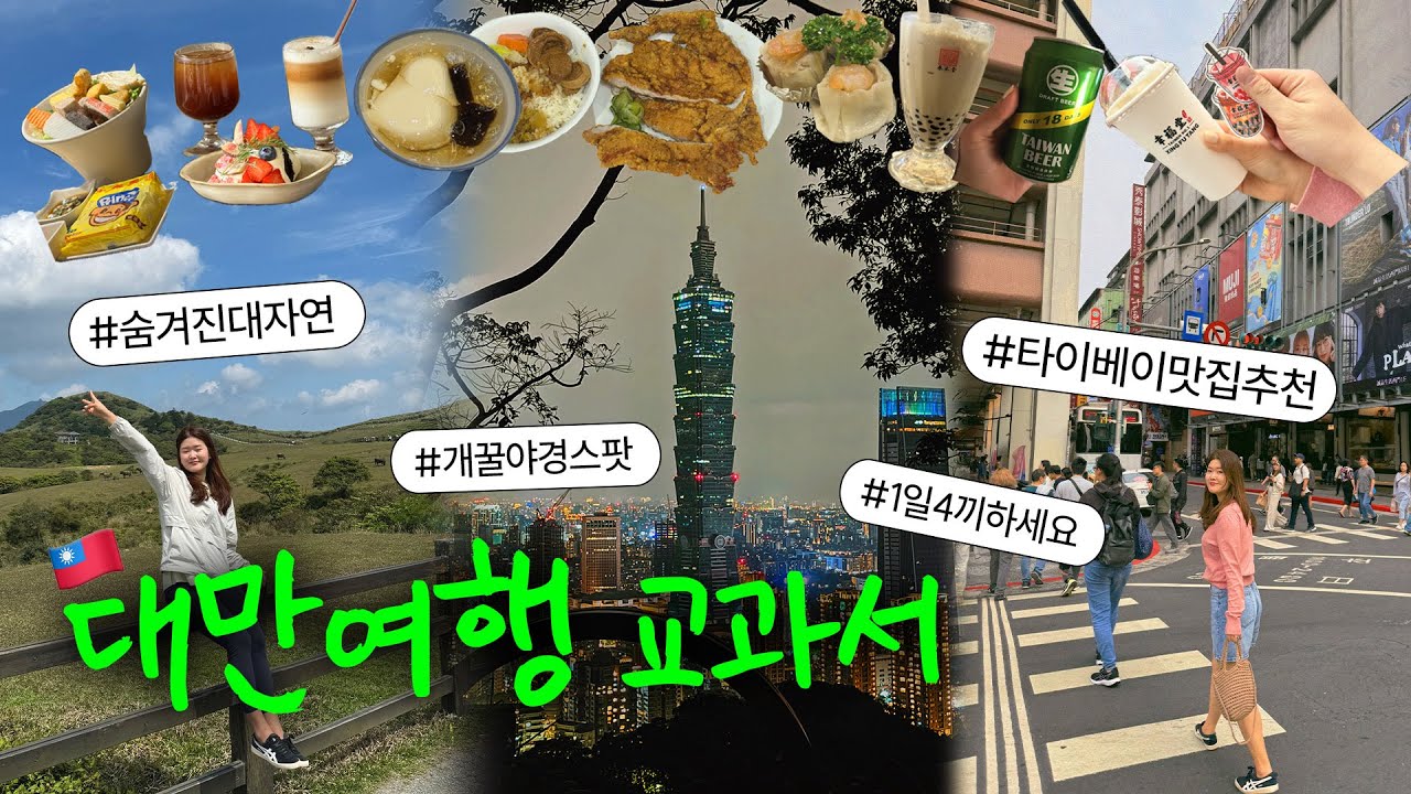 4박 5일 대만 여행 vlog🇹🇼 타이베이 찐맛집 추천부터 양명산 대초원, 샹산 야경 스팟까지😎 시먼딩, 신이 구, 중산 카페거리 (1)